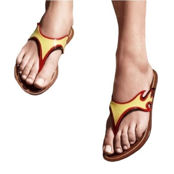 Prada Frame Flat Thong Sandals, Size 39EU, from Prada S/S 2012 Ad Campaign - Picture 14 of 14